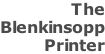 The Blenkinsopp Printer